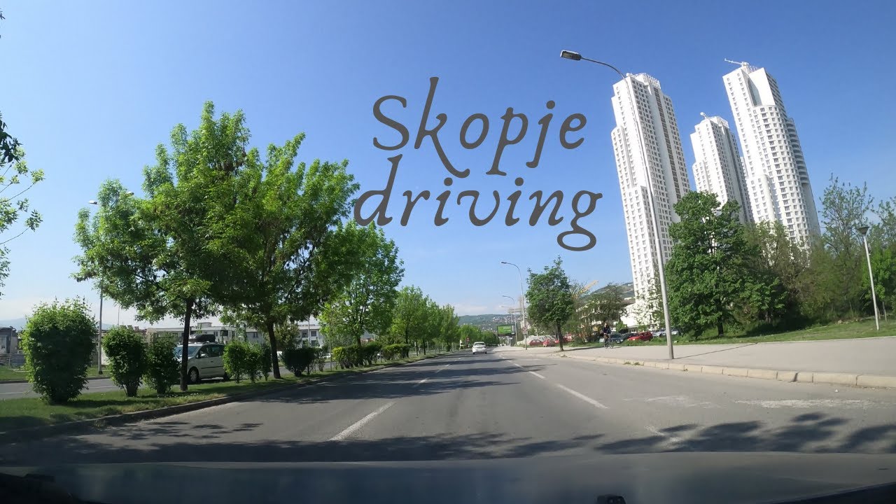 DRIVER POINT OF VIEW - Skopje Driving