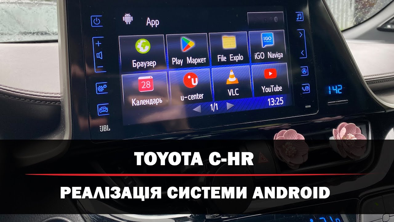 Toyota C-HR | Android та CarPlay інтерфейс | Прошивка GPS навігації