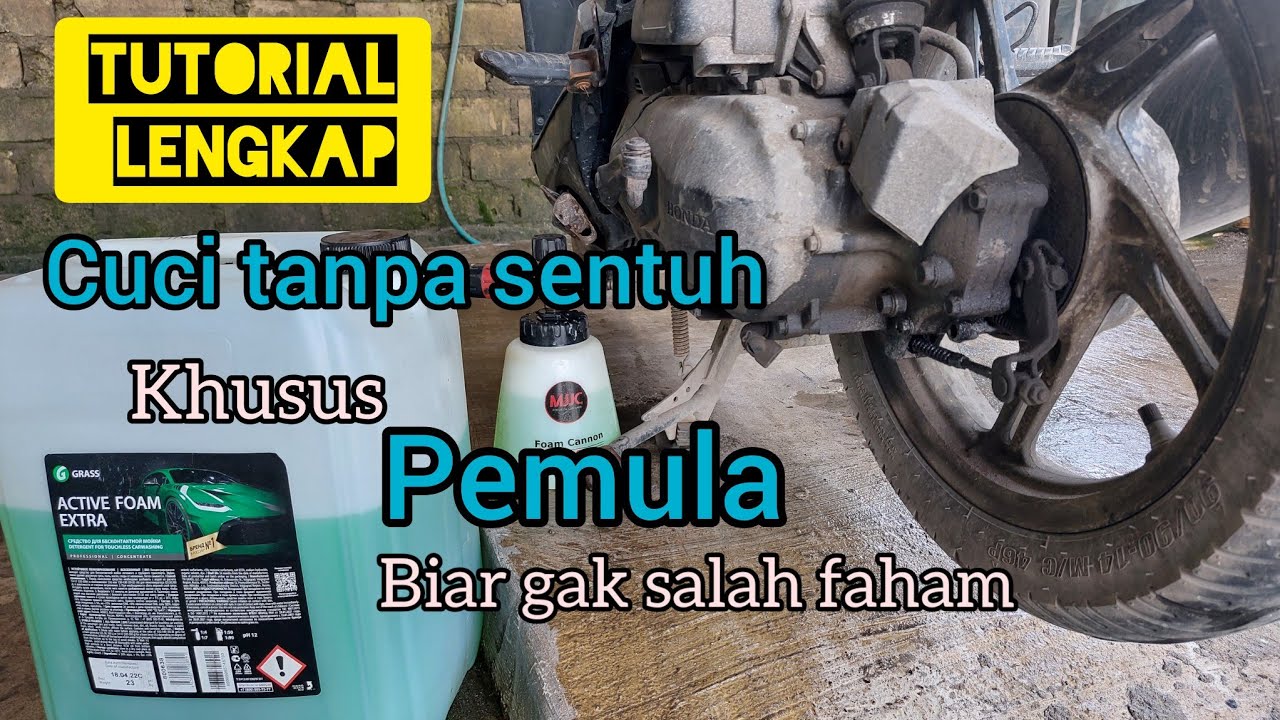 cuci tanpa sentuh pemula dengan sedikit sentuhan