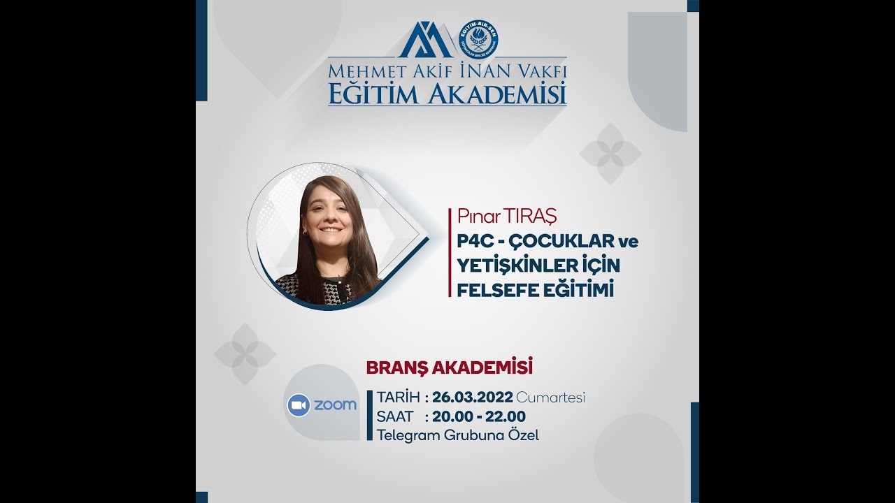 P4C-ÇOCUKLAR VE YETİŞKİNLER İÇİN FELSEFE EĞİTİMİ