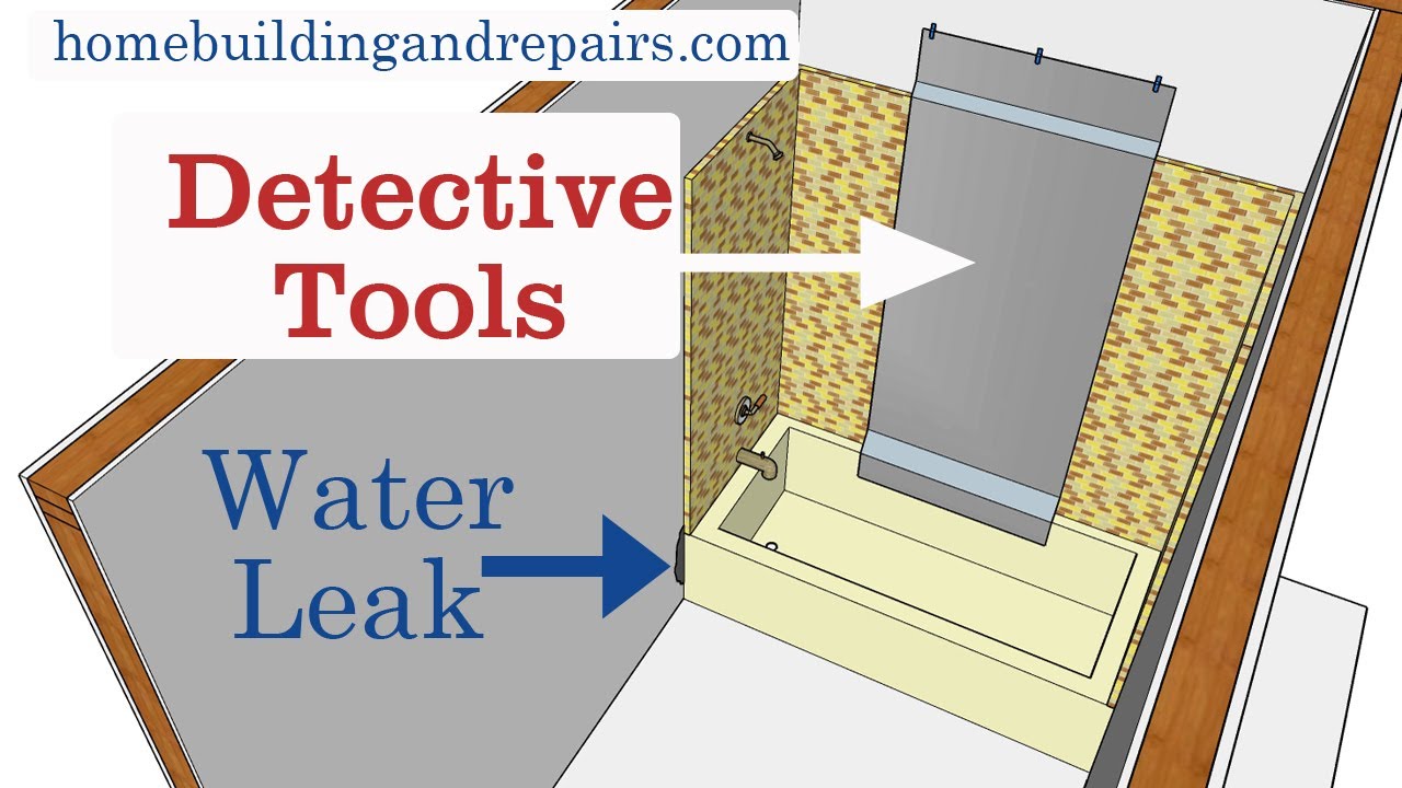 Simple Method For Checking Bathtub Shower Walls For Water Leaks - House Repair Forensics