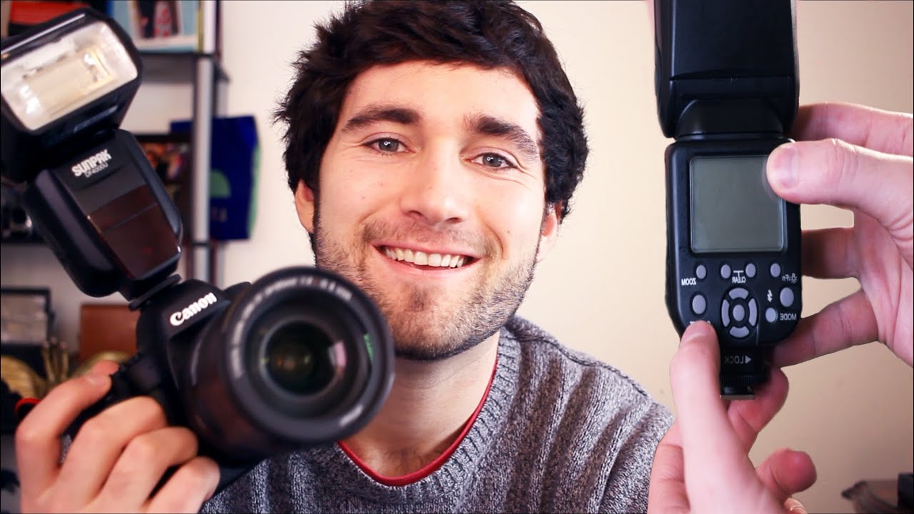 Sunpak DF4000u Camera Flash Unboxing and Test