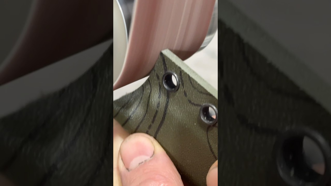 Making a kydex sheath #edcknife #blade #edccarry #everydaycarry #edcgear #handmade #madeinusa