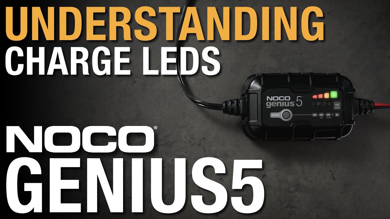 Understanding Charge LEDs on NOCO Genius 5