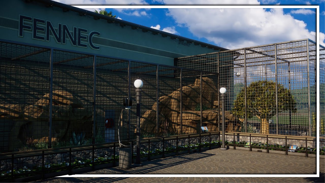 🌴 Miami zoo | Ep3 Enclos des Fennecs | Planet Zoo speed build