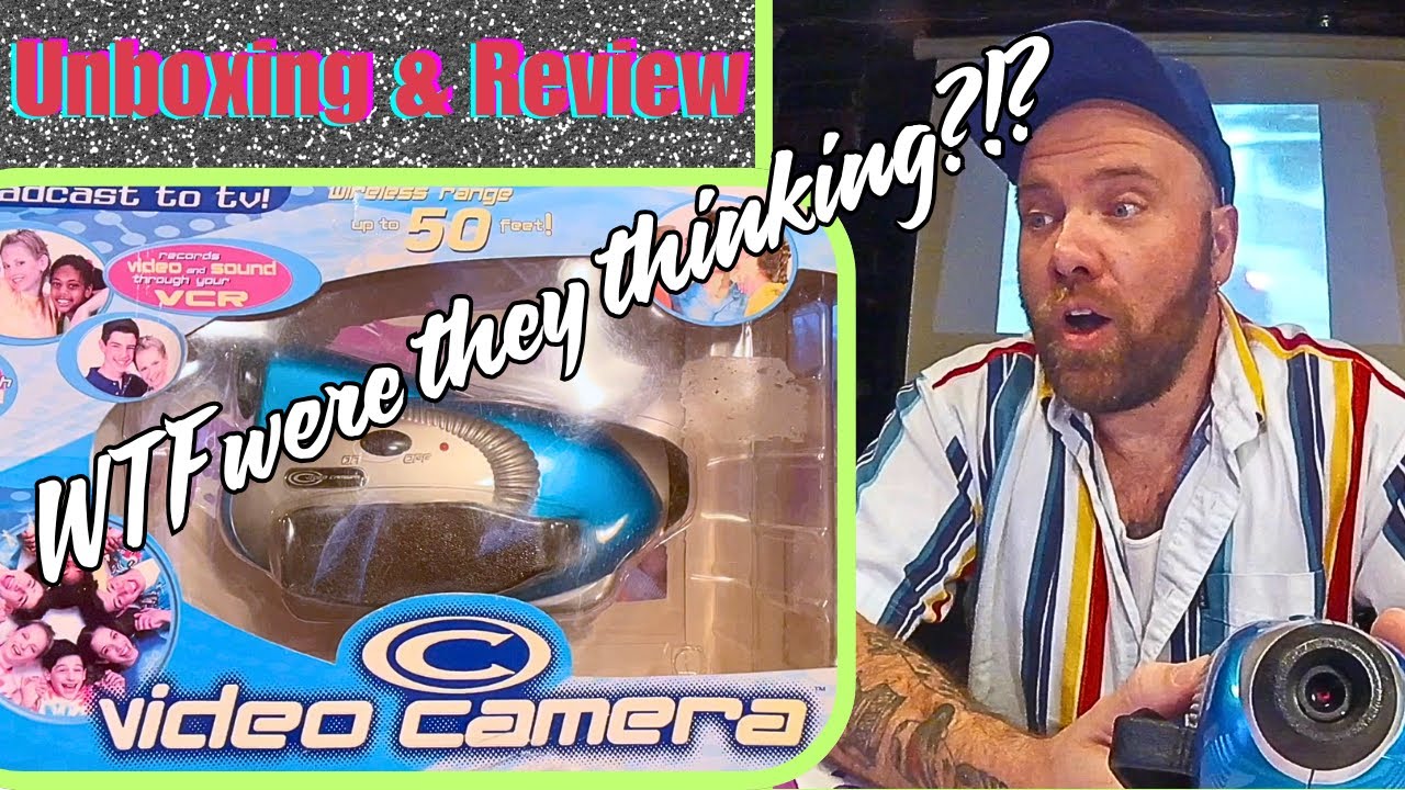 Worst Camera Ever?! 1999 Trendmasters C Video Camera Unboxing and Review.
