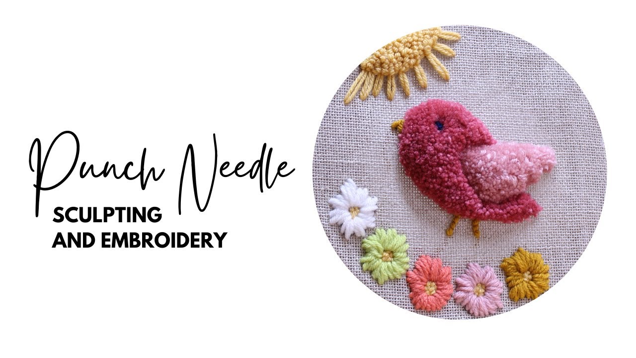 Punch Needle Sculpting - Bird (How To)