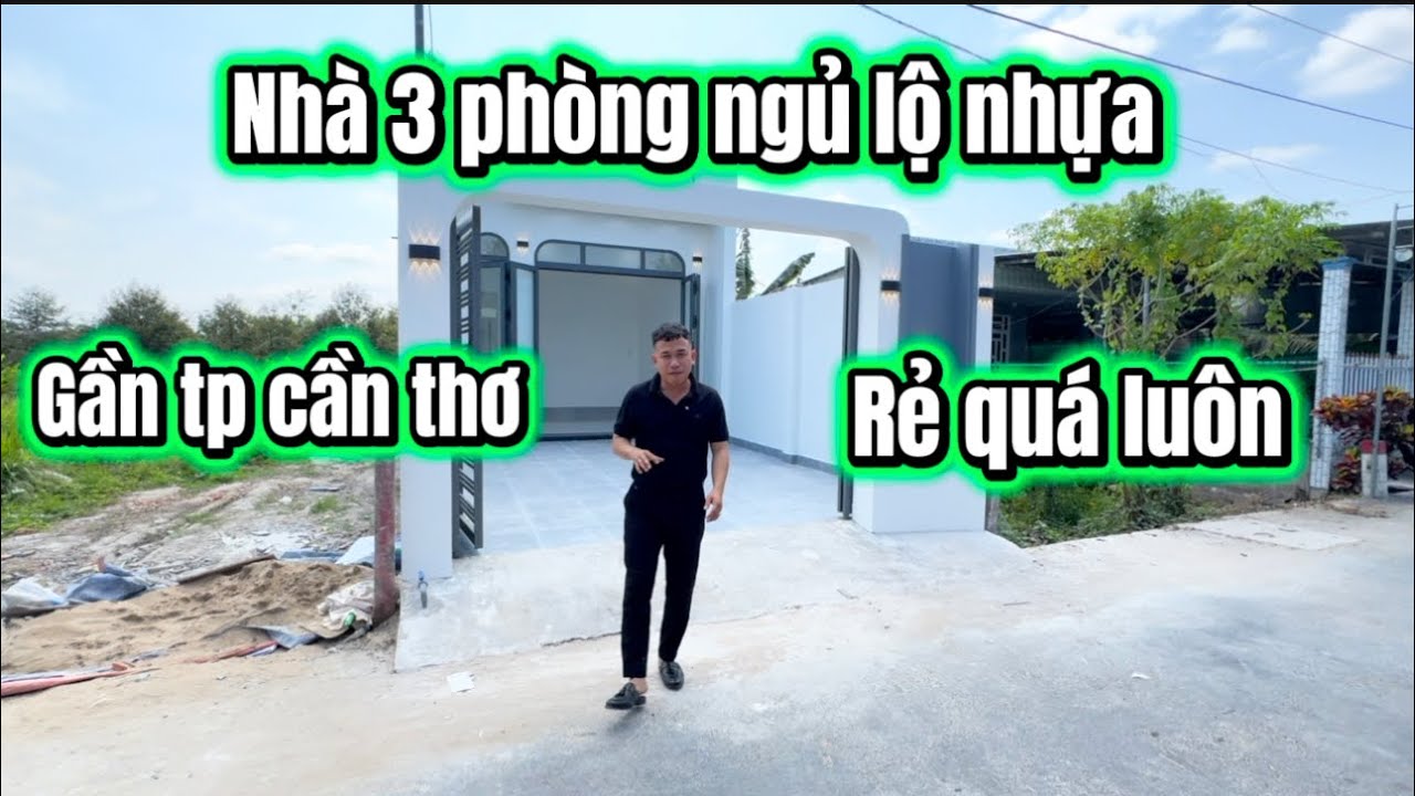 Tập 190 : Nhà 3 phòng ngủ mới tính hiện đại đẹp ngất ngây cái vồn vĩnh long // cửu long land