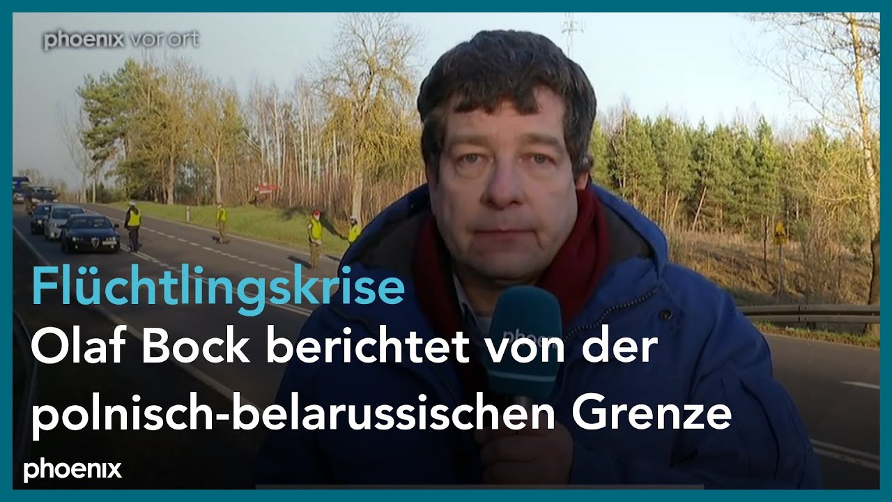 Flüchtlingssituation Belarus/Polen: Schaltgespräch mit ARD-Reporter Olaf Bock