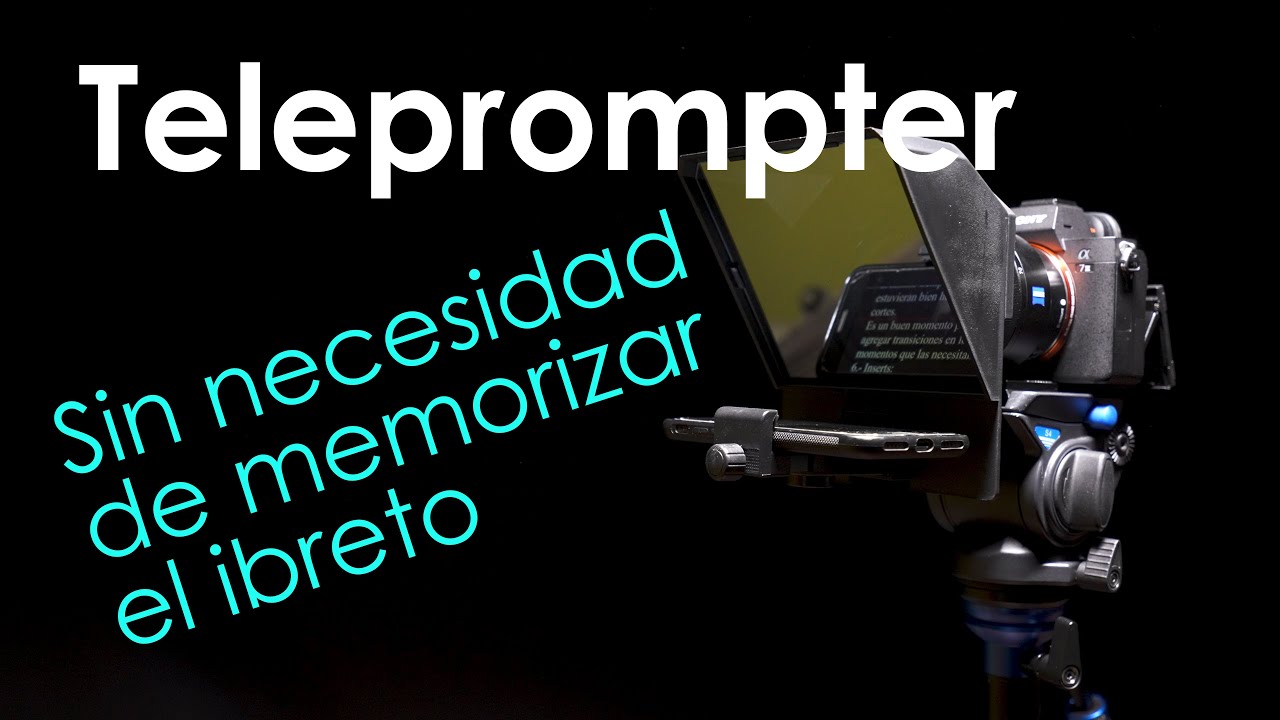 Usando Teleprompter para grabar un vídeo (Pronstoor)