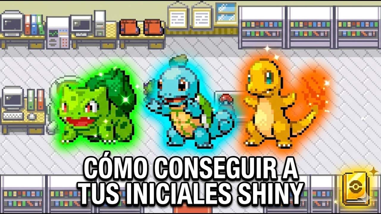 ✨Como conseguir a tu inicial shiny✨en POKEMON FIRERED/LEAFGREEN