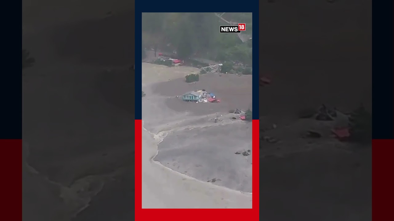 Uttarakhand: Aerial View Of Uttarkashi After Flash Floods Caused By Cloudburst | #watch | N18S