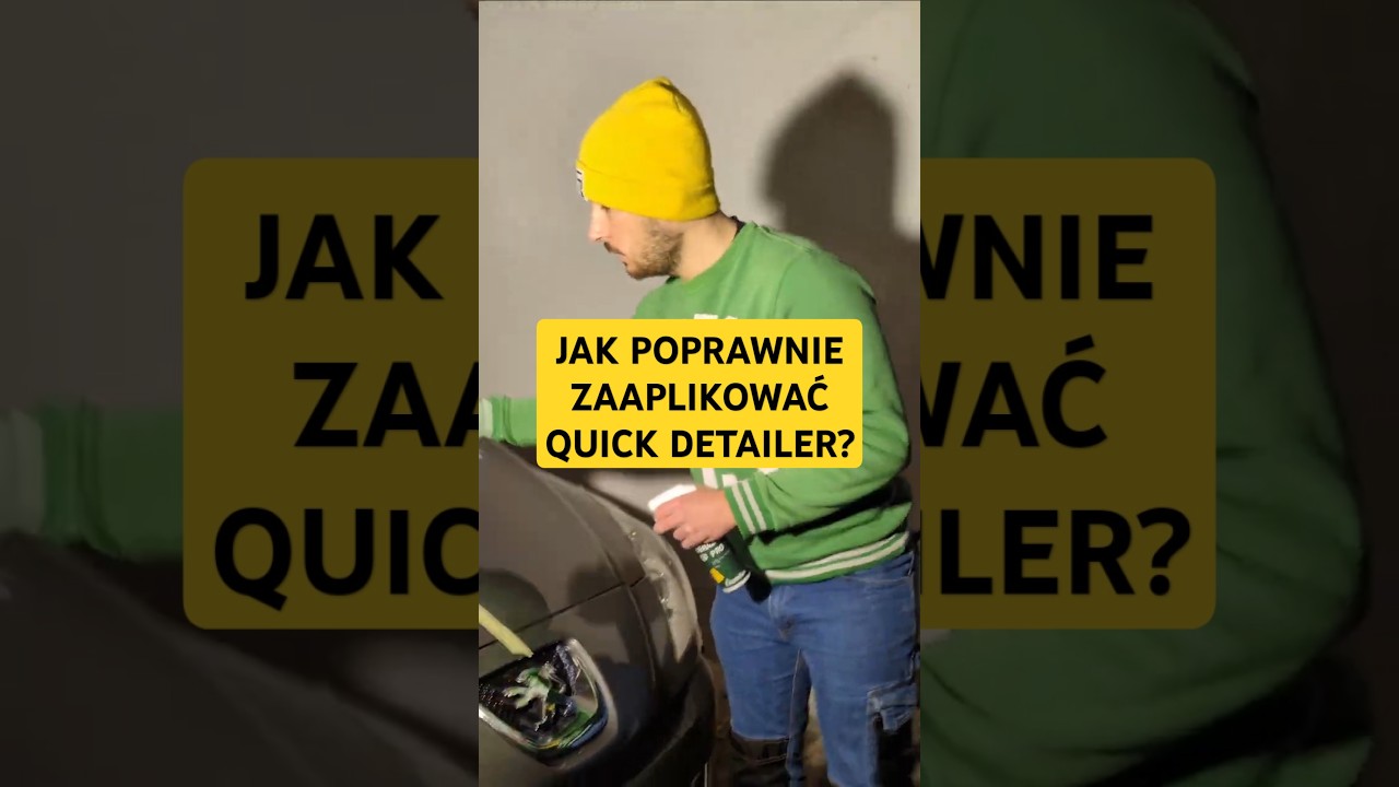Jak poprawnie aplikować Quick Detailery? TO PROSTE ! |CHEMOTION CERAMIC QD PRO -  #automobile #diy