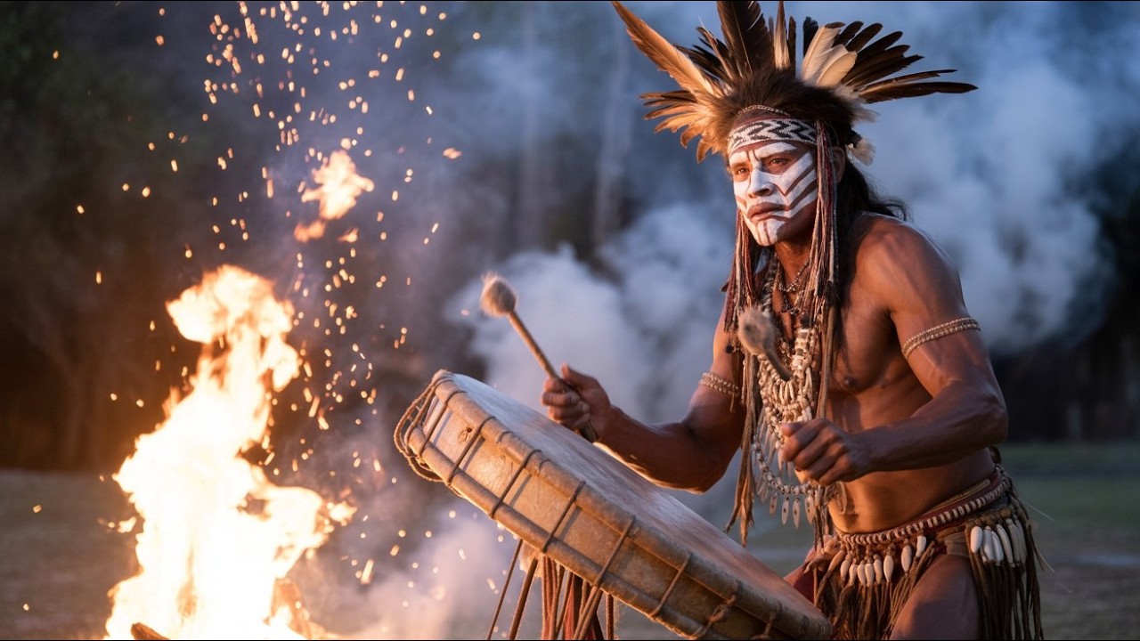 432Hz Shamanic Energy Portal 🔥 Deep Drum Trance for Healing & Awakening