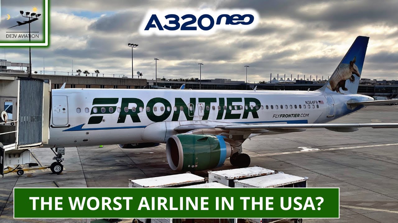 [4K] TRIP REPORT | The worst airline in the USA? | Frontier Airbus A320neo | San Francisco-San Diego