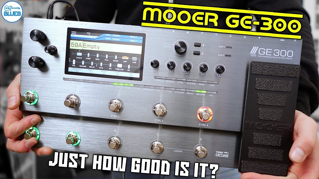 Mooer GE300 Multi Effects Review - Setting Up Guitar Tones!