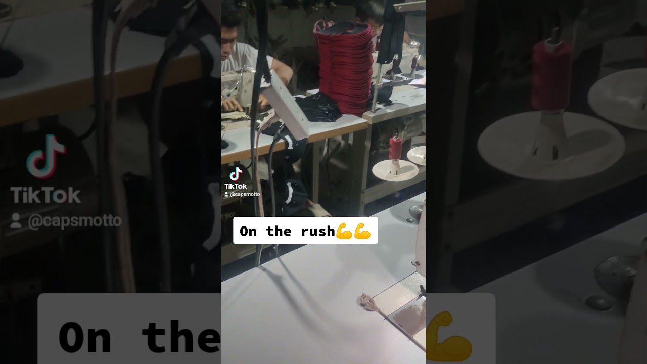 Rush #manufacturing #caps