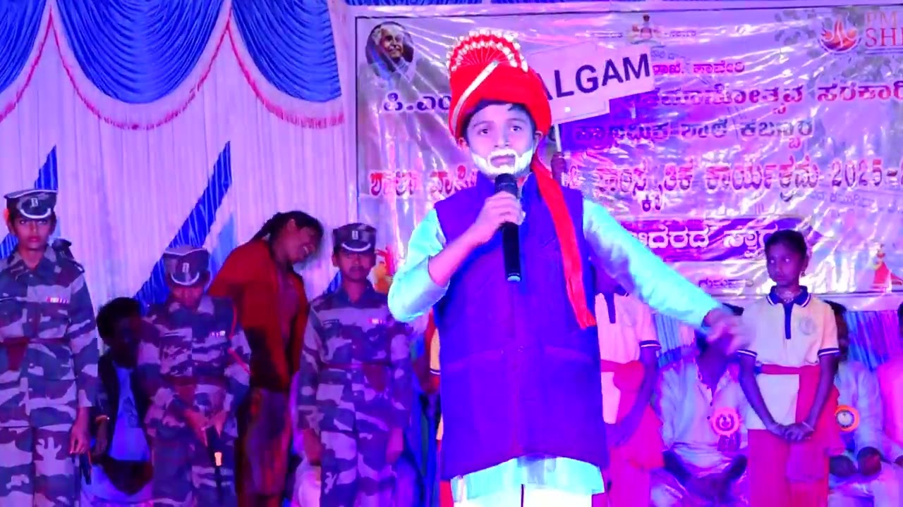 Operation Sindhoor theme dance (6th Std), Annual day 2025-26 #kabburpmshri #kabbur #pmshri