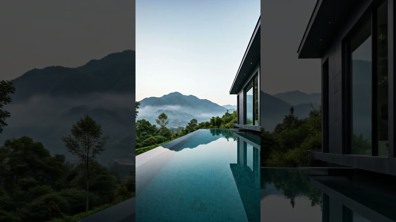 Inside a Stunning Modern Retreat #modernarchitecture #luxuryhomes #mountainretreat #infinitypools