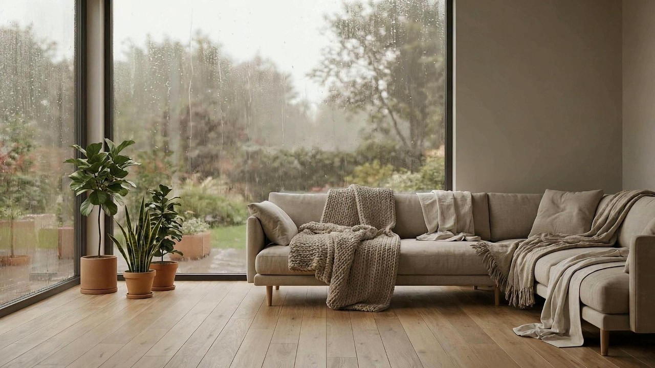 Soft Window Rain for Rest and Relaxation