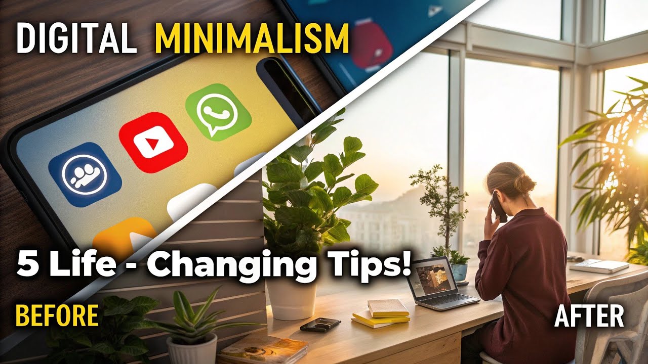 Digital Minimalism: 5 Tips Se Zindagi Ko Simple Aur Focused Banayein! 📴🚀