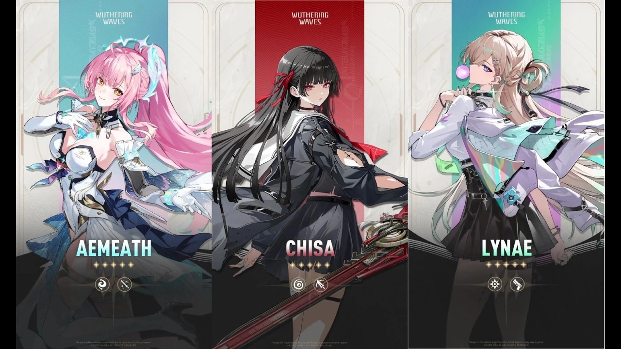 Aemeath, Lynae, Chisa | Fusion Bust | ToA | Mid Tower - Third Floor | Wuthering Waves