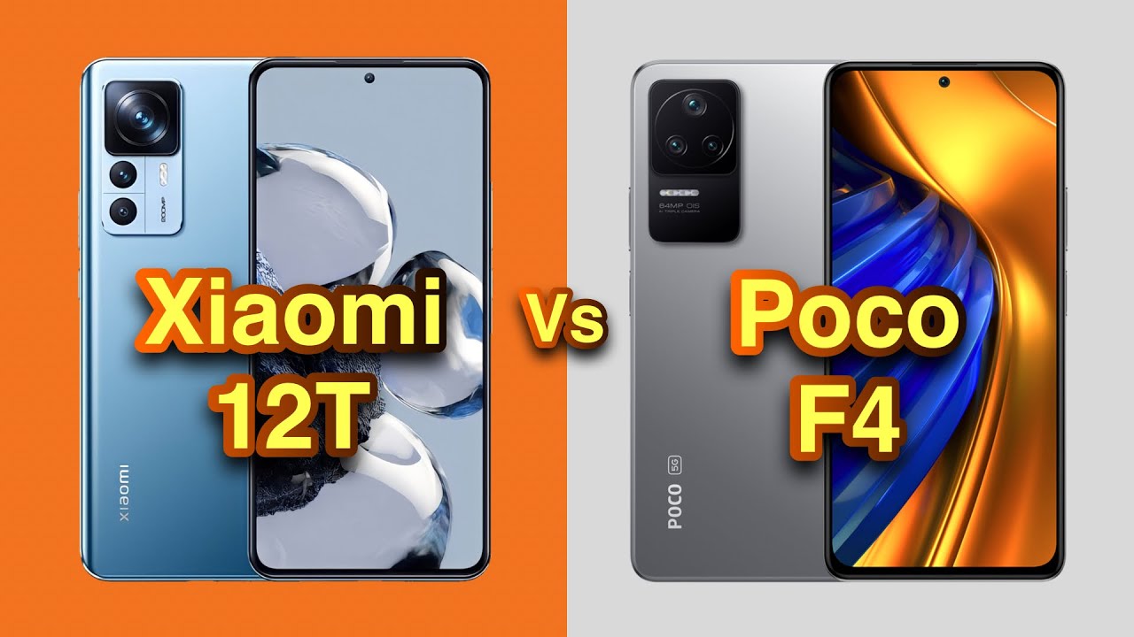 مقارنة بين هواتف Xiaomi 12T vs Poco F4 🔥