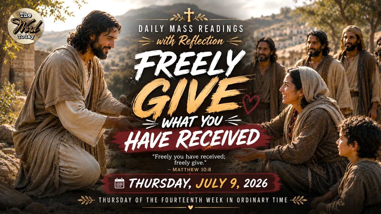 Freely Give What You Have Received &ndash; Thursday, July 9, 2026