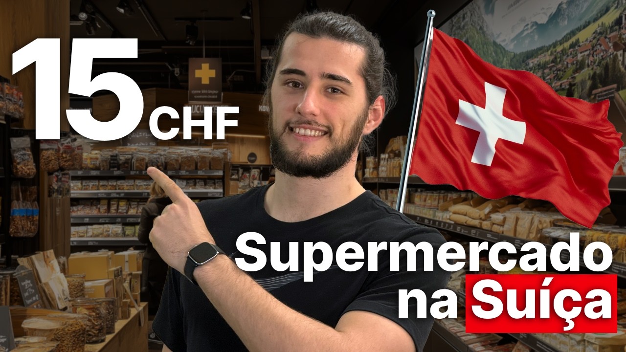 O que dá para comprar com R$100 no supermercado na Suíça