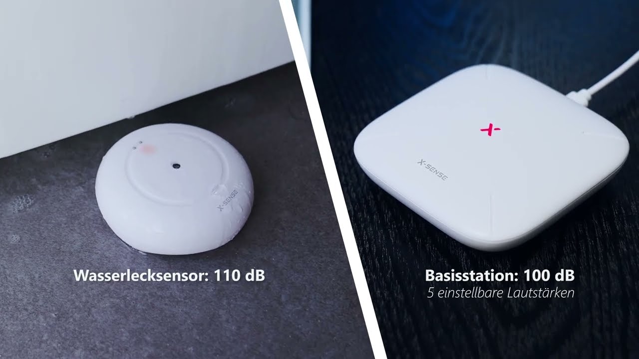 X-Sense SWS54 Smart-Wasserleckdetektor-Kit