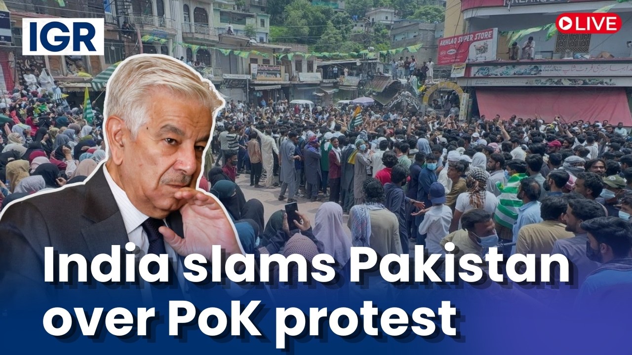 India MEA LIVE: India Slams Pakistan Over PoK Crackdown, Urges Global Action on Civilian Killings