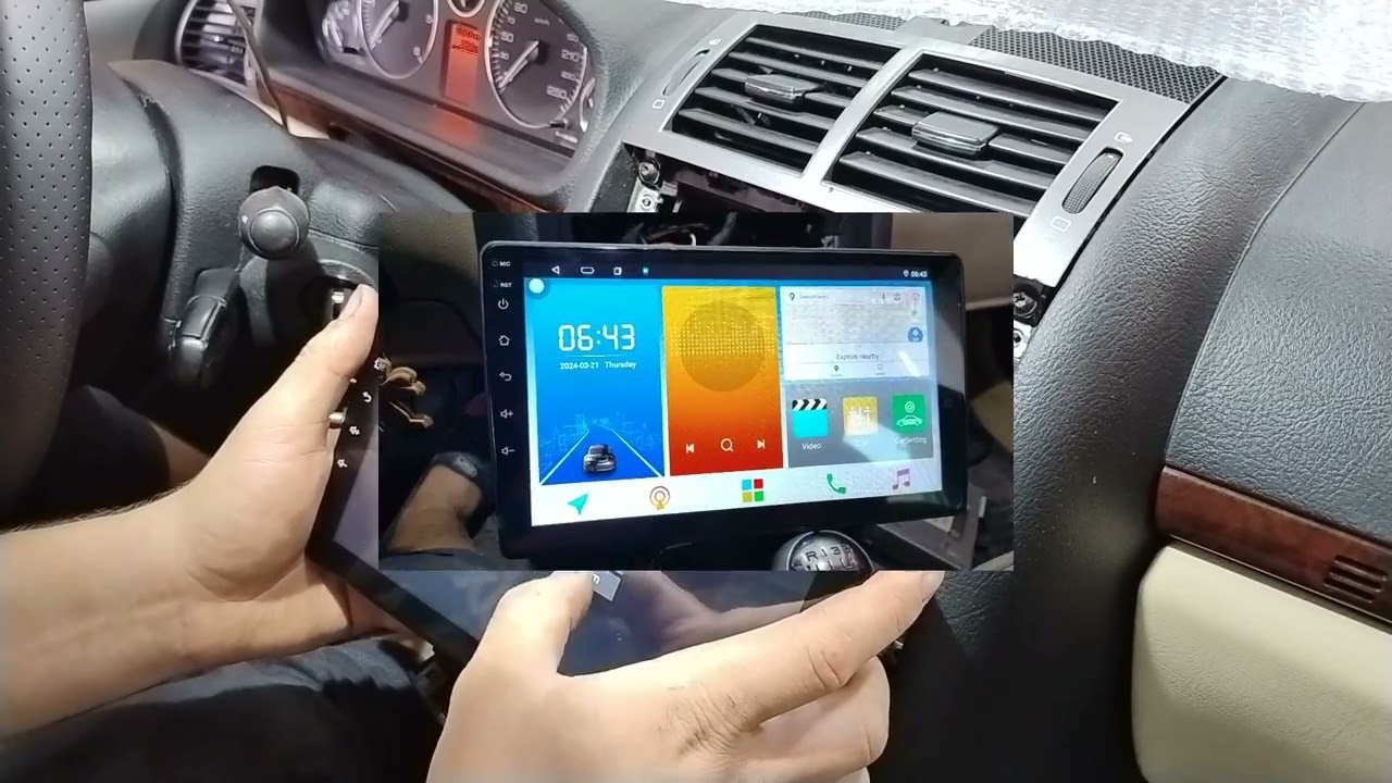 Установка магнитолы DIN2 v Peugeot 407 часть 1