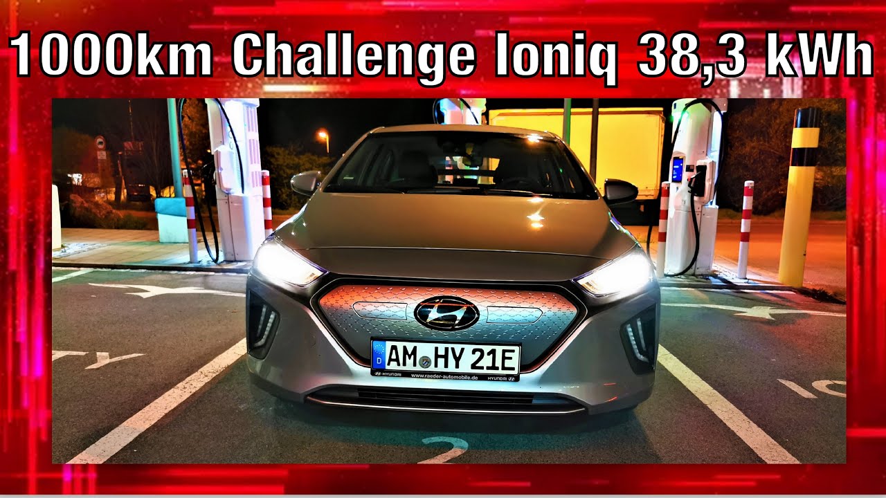 Hyundai Ioniq Elektro (38kWh) - Verwunderung und Unerwartetes auf der Langstrecke?
