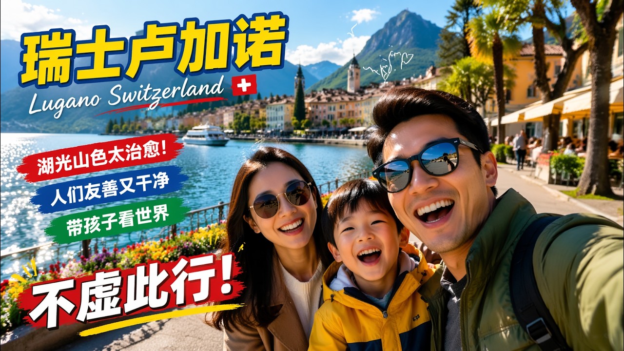 从米兰到卢加诺，差距有多大？一家三口看完直接爱上瑞士！