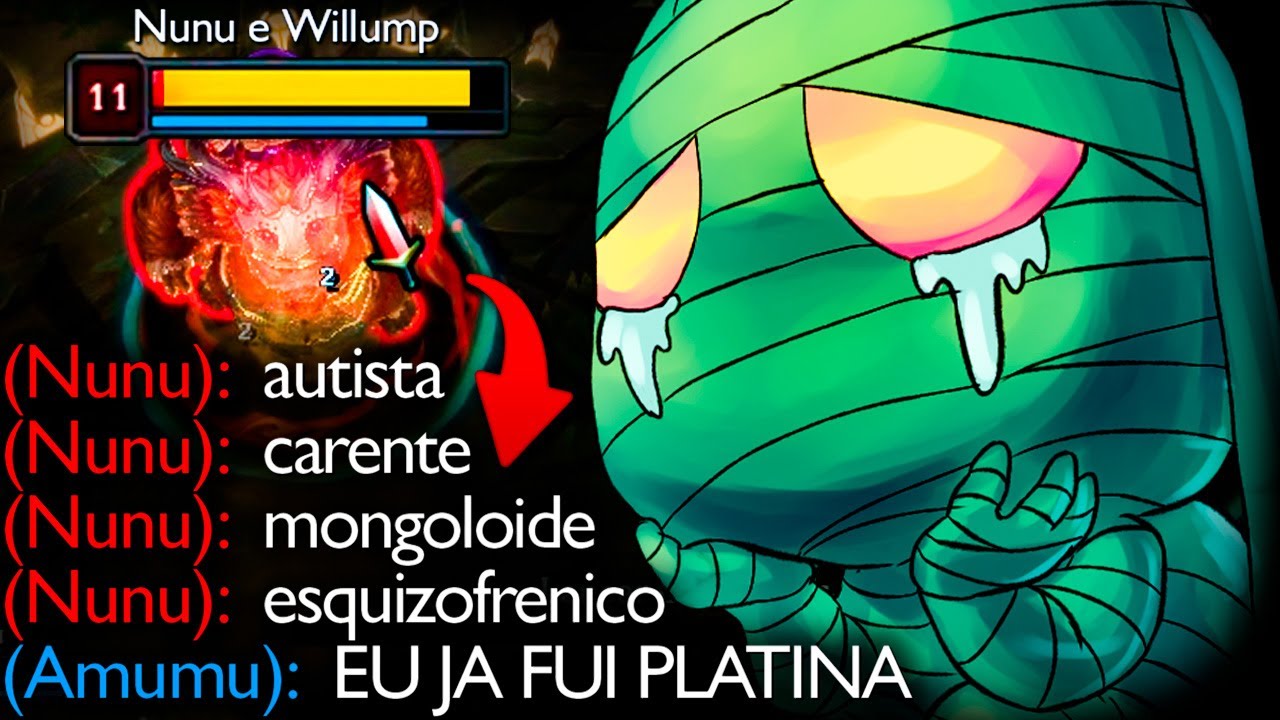 *1 HIT* AMUMU QUE TILTA E É XINGADO POR TODOS KKKKKKKKKKKKK
