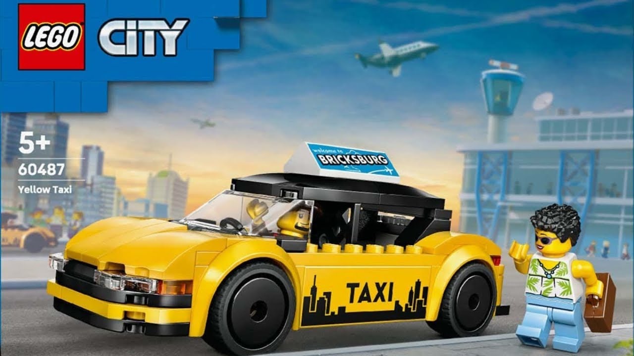 LEGO City Taxi 60487 Build | NEW LEGO City Set