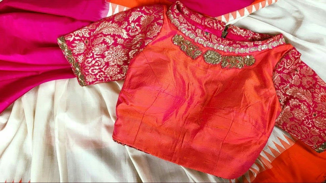 Latest Blouse Front And Back Designs 2018