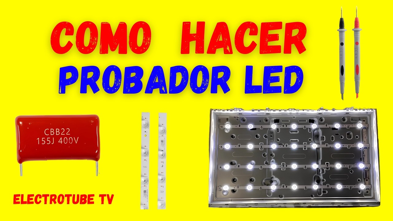 Cómo Hacer un Probador de LED Autoajustable con Componentes Reciclados | Proyecto Electrónica Casera