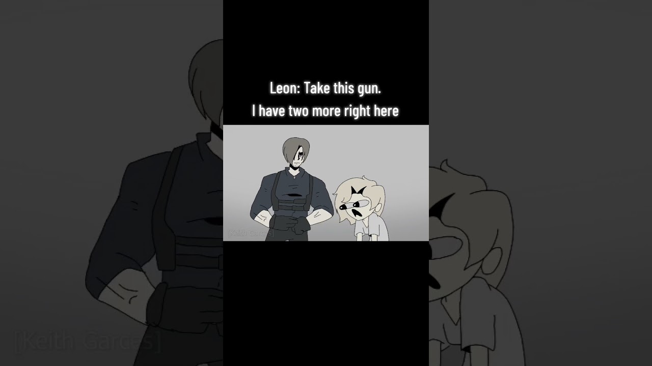 Leon vs. Grace Gameplay #residentevil #funny #meme #animation