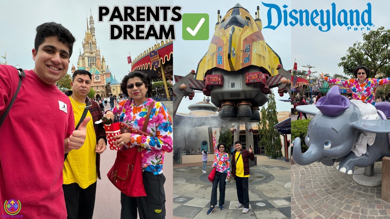 MAMMA PAPA KA DREAM POORA KARWADIA - DISNEYLAND HONG KONG !! 😍😍😍