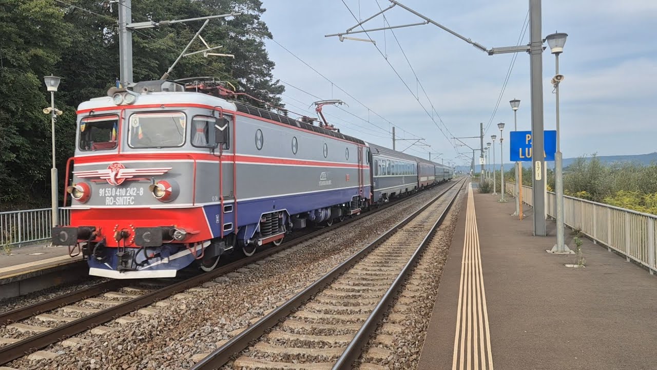 Trenuri în viteză/Speeding trains (Halta Luna h., Mureș)