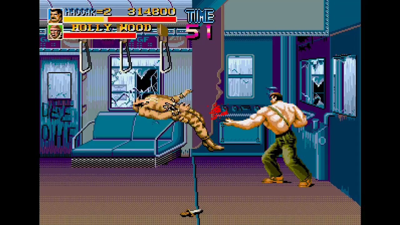 final fight MD 0,92b homebrew megadrive Europe France longplay  @cednationalbrut partie 2
