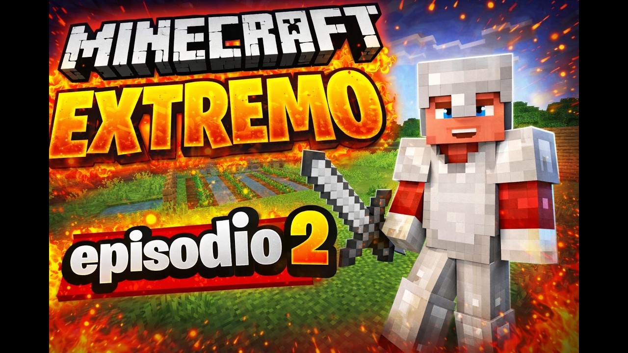 MINECRAFT EXTREMO ARMADURA DE HIERRO Y CULTIVOS EP2