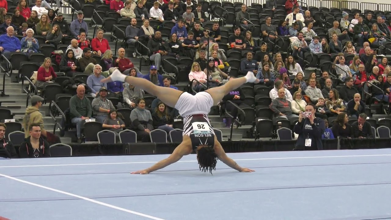 Kameron Nelson  - Floor Exercise -  2025 Winter Cup  - Senior Men Day 1