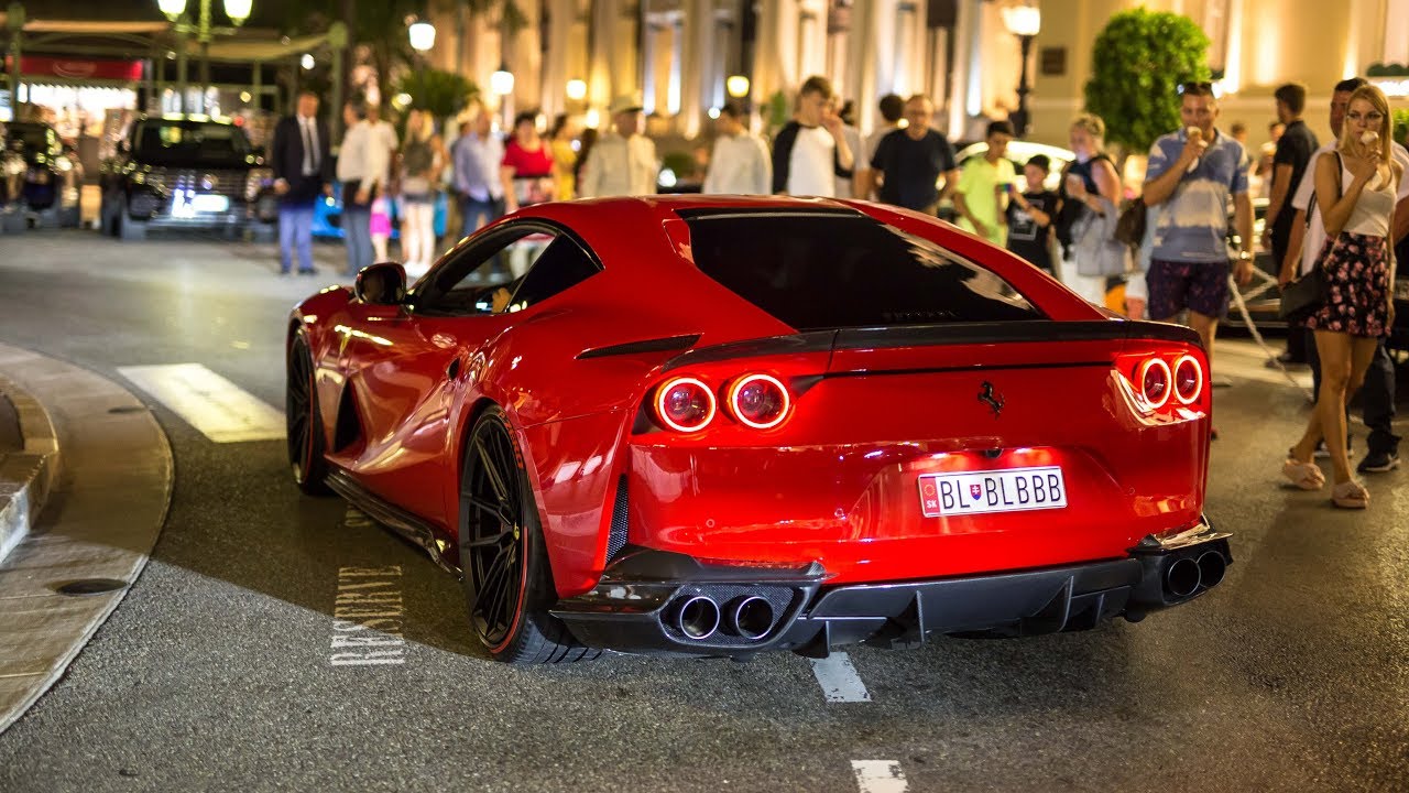 The EPIC Monaco Supercar Nightlife 2019 #1 (2x 918 Spyder, 2x Chiron, F40, 4x Pista, iPE Aventador)