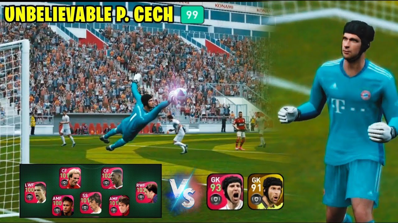 Top Legendary Saves By Peter Cech In Pes 2021 Mobile🔥