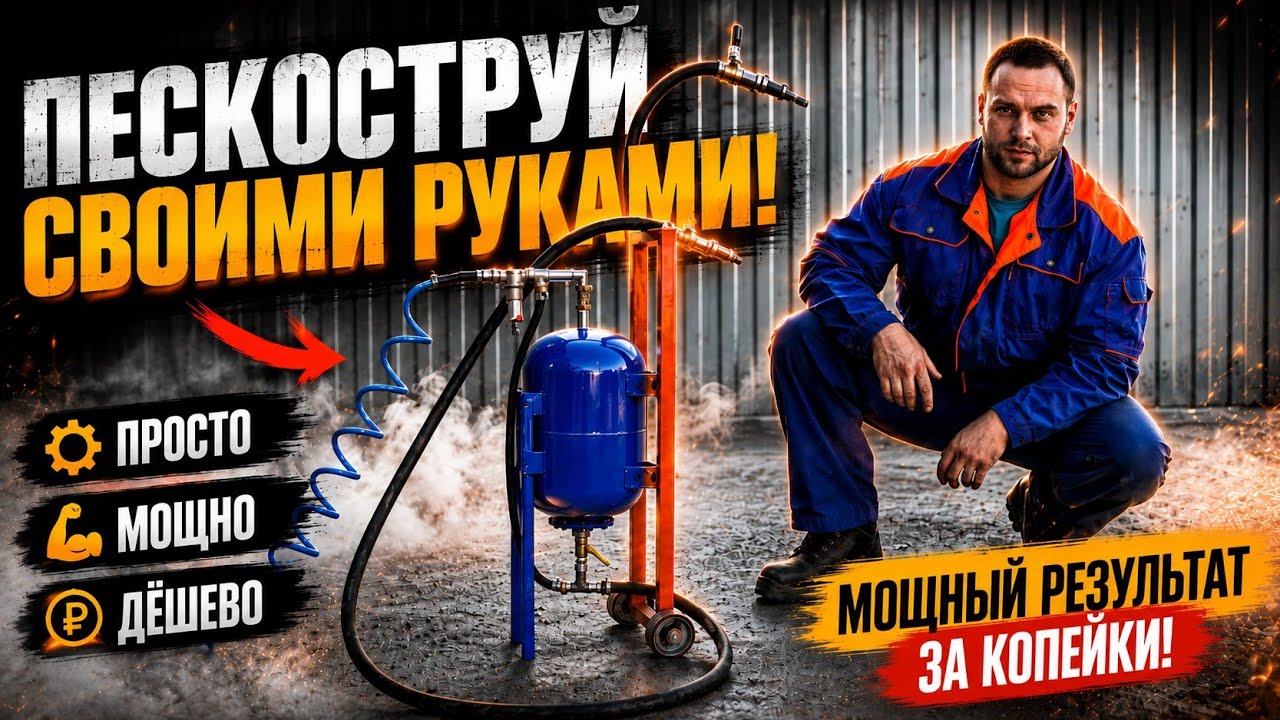 НЕБОЛЬШОЙ, НО МОЩНЫЙ ПЕСКОСТРУЙ