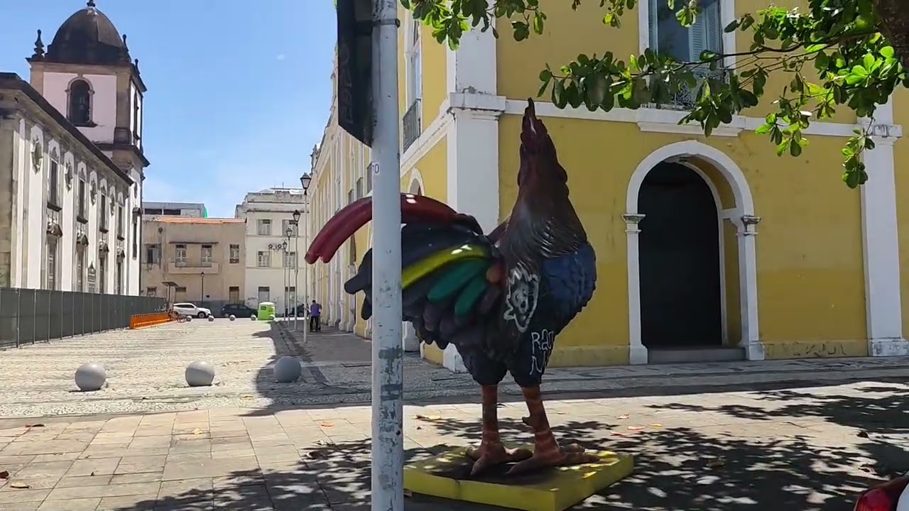 Walking in Antigo of Recife ( Brazil ) 