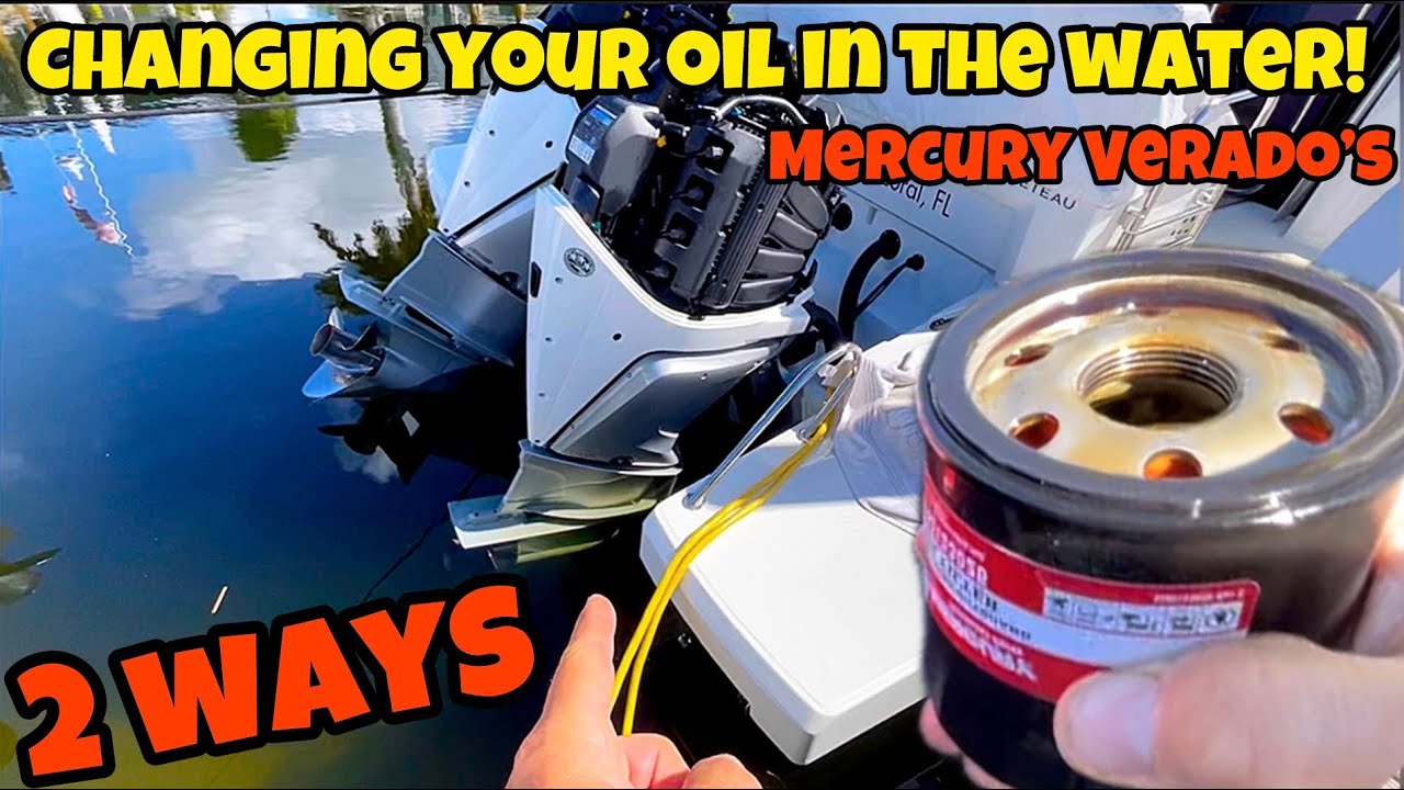Замена масла в воде 💦 на автомобилях Mercury Verado
