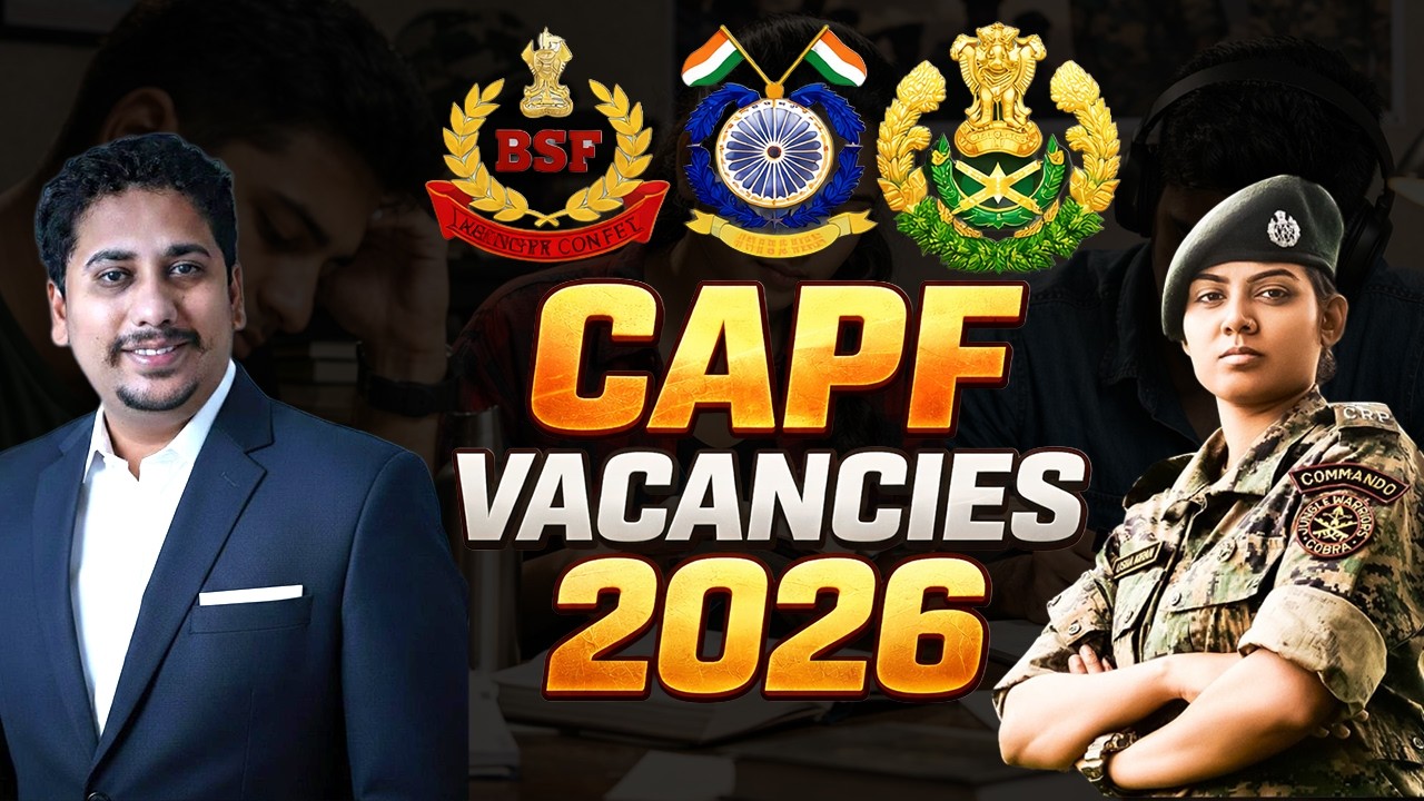 CAPF 2026 EXPECTED VACANCIES | CAPF VACACIES TREND | CAPF 2026 Notification | CAPF Guru